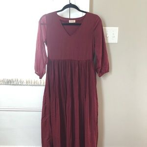 Red Maxi Dress